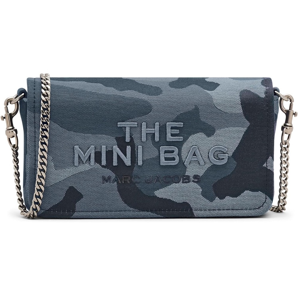 Marc Jacobs Blue Belt Bag with Camouflage Design